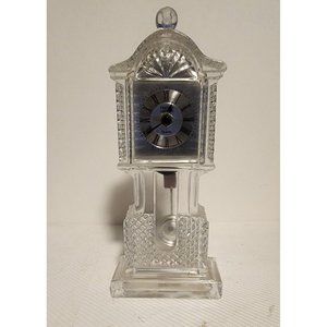 Crystal Legends Quartz Grandfather Clock by Godinger; Handcrafted - Lead Crystal